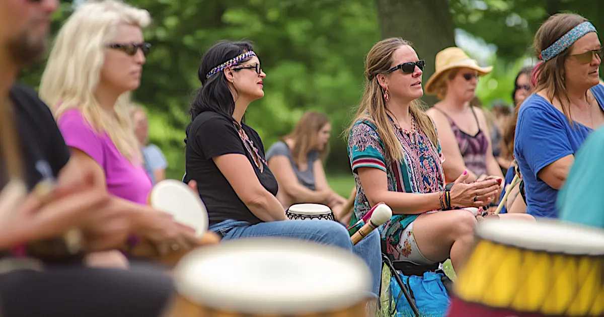 Fire and Drumming Circle